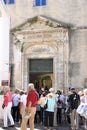 Tourists near Espace Van Gogh, Arles, France Royalty Free Stock Photo